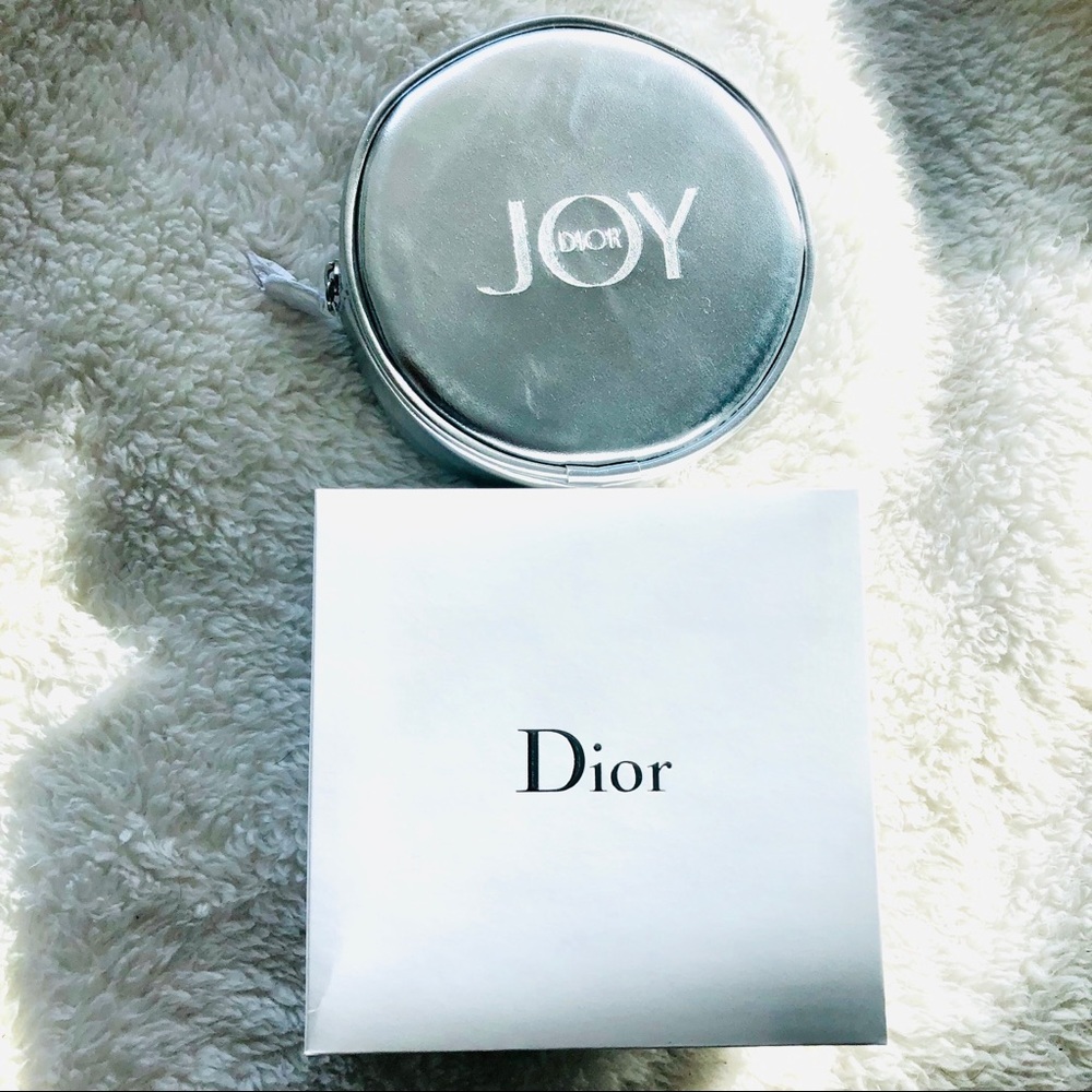 Dior New Silver Pouch with Box
